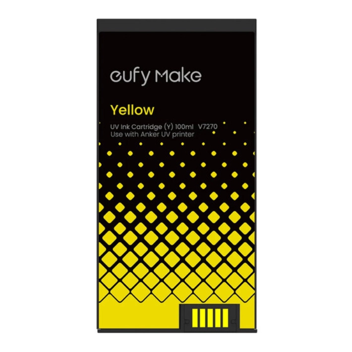 eufyMake UV Ink Cartridge (Y, Yellow, 100ml) for UV Printer E1