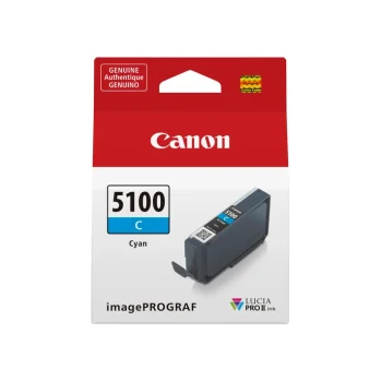 Canon Ink PFI-5100 C Cyan to Suit Canon imagePROGRAF PRO-310