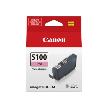 Canon Ink PFI-5100 PM Photo Magenta to Suit Canon imagePROGRAF PRO-310