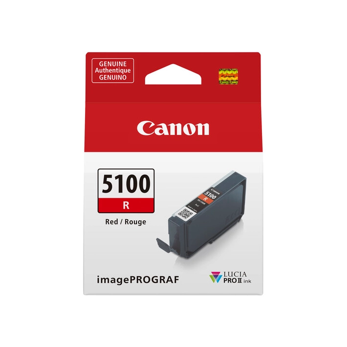 Canon Ink PFI-5100 R Red to Suit Canon imagePROGRAF PRO-310