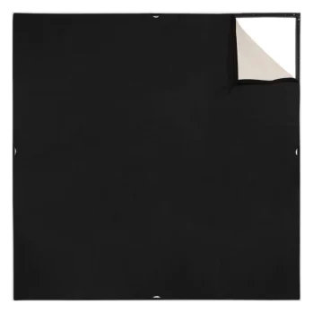 SCRIM JIM CINE UNBLEACHED MUSLIN/BK FAB 1.8 x 1.8M