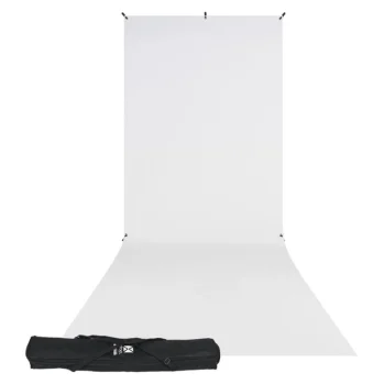 WESTCOTT X-DROP KIT INC WHITE SWEEP B/G 1.5X3.7m