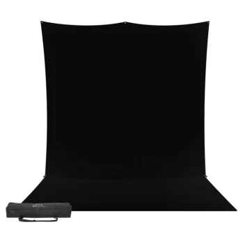 X-DROP PRO BACKDROP KIT RICH BLACK 2.4 X 3.96M