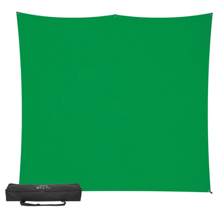 X-DROP PRO B/DROP KIT CHROMA KEY GREEN 2.4 X 2.4M