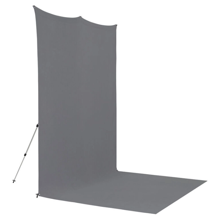 X-DROP PRO BACKDROP KIT NEUTRAL GRAY 2.4M X 3.96M - Image 3