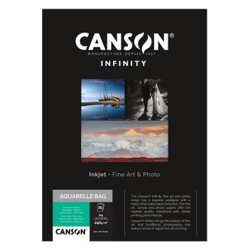 CANSON AQUARELLE RAG 240gsm A4 X 25 SHEETS