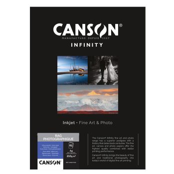 CANSON RAG PHOTOGRAPHIQUE 210gsm A4 X 25 SHEETS