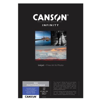 CANSON RAG PHOTOGRAPHIQUE 210gsm A3+ X 25 SHEETS