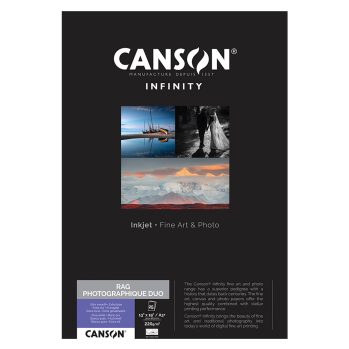 CANSON RAG PHOTOGRAPHIQUE DUO 220gsm A3+ X 25