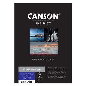 CANSON PLATINE FIBRE RAG 310gsm A3 X 25 SHEETS