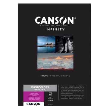CANSON PHOTOGLOSS PREM RC 270gsm A3 X 25 SHEETS