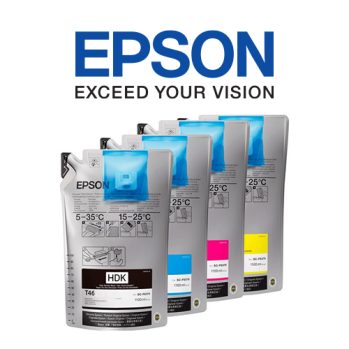 Epson 1L x HDk+C+M+Y DS Ink Starter Pack to Suit F6360