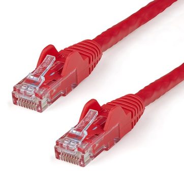 Startech 5m Red Gigabit Snagless RJ45 UTP Cat6 Patch Cable