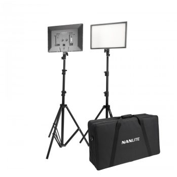 Nanlite Lumipad 25 soft LED panel twin kit with light stands